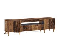 LED TV Cabinet with LED Strip Lights ALKMAAR Engineered Wood Furniture vidaXL