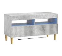 LED TV Cabinet with LED Strip Lights ARNHEM Engineered Wood Stand vidaXL