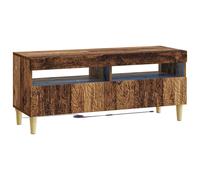 LED TV Cabinet with LED Strip Lights DELFT Engineered Wood Modern Stand vidaXL
