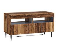 LED TV Cabinet with LED Strip Lights ZWOLLE Engineered Wood Lighting vidaXL