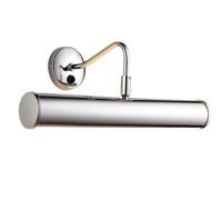 LED Twin Picture Wall Light Chrome Plate Dimmable 6.2W Bulb Down Lighting Bar