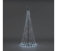 Led Twinkling Maypole Tree - Indoor Or Outdoor - Ice White - 2.5M