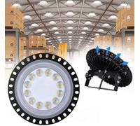 LED UFO High Bay Light Industrial lamp 50W, WZTO 5000LM 6000-6500K SMD 2835 LED Warehouse Lighting with Cold White Beam Angle 120 ° for Ceiling Lights, Hall Lighting, Workshop Lighting