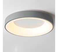 LED Ultra-Thin Flat Ceiling Lamp for Bedroom - Nordic Modern Round Close-to-Ceiling Light Fixture, Minimalist Lighting for Living Room, Master Bedroom, Office, and Hallway (Natural)