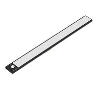 LED Under Cabinet Lighting, 80 CM Rechargeable Motion Sensor LED Closet Light Cordless Under Cabinet Light, Adjustable Color Temperature, Night Light Bar for Cabinet, Kitchen, Hallway (Black, 80CM)