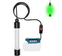 LED Underwater Fishing Attractor Light Compatible with For DEWALT Battery Offering Full 360 Degree Illumination and Waterproof IP68 for Nighttime Fishing in Various Waters (forMAKITA 18V-13W)