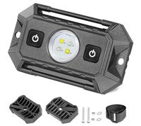 LED UTV Dome Light, LTEODCHEW 12V Universal Roll Bar Mount LED Interior Dome Light for UTV Polaris RZR Ranger Can-Am Kawasaki Pioneer Talon ATV SXS Truck - White/Green