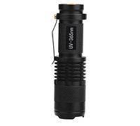 LED UV Blacklight Flashlight, Hand-Torch Black Light Ultraviolet Lamp 395/365 nM for Home, Hiking, Camping, Travelling(365nm)