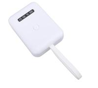 LED UV Hair Extension Light, 405nm Handheld UV Curing Lamp with 5000mAh Re Able Battery, Lightweight Portable Hair Extension Tool for and Professional Salon Use (White)