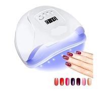LED UV Nail Lamp 120W 80W Nail Dryer For Curing All Gel Nail Polish UV LED Smart Light For Gel Protable Nail Drying Lamp Manicure Tools Fast & Even Curing(1)