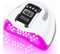 LED UV Nail Lamp 280W Professional,Fast Curing Gel Nail Dryer with Auto Sensor,Portable UV/LED Light for Gel Polish