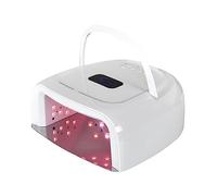 LED UV Nail Lamp 60W Rechargeable Nail Lamp S20 Wireless Gel Polish Dryer Manicure Machine Pedicure Light Cordless Nail UV LED Lamp 15600mAh Fast & Even Curing(Red Light 20)