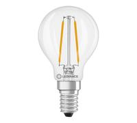 LED Value Golfball 45mm 2.5W (25W eq.) E14 3000K Clear Ledvance
