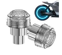 LED Valve Stem Caps Waterproof Universal 7 Colors Flashing