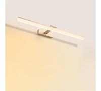 LED Vanity Light 16W 70CM Adjustable WallMounted Mirror Light Brushed Gold Bathroom Lighting Fixture Warm White for Dressing Table & Closet