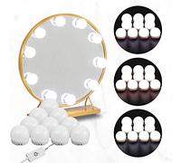 LED Vanity Lights for Dressing Table,Mirror Hollywood Style with 10 Dimmable Bulbs,USB Cable, LED Strip Light Bulb Kit for Makeup Table Dressing Room Mirror