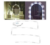 LED Vanity Mirror Front Light DIY Hollywood Style Makeup Lights Cool White Light Color Dimmable Light Belt USB Mirror Light Belt for Makeup Vanity Table & Bathroom Mirror