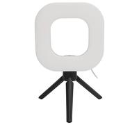 LED Video Conference Lighting, Selfie Light with Tripod Stand, Adjustable Color Temperature and Brightness, for Laptop, PC Screen, Desk, Dressing Table