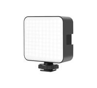 LED Video Light 240LM Brightness 2x2A Battery/USB C Power Cold Shoe Compatible For Camera And Content Creation Portable Pocket Light For Photography