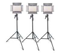 LED Video Light 3 in 1 Kit Photography Lighting Bi-color Photo Lamp Dimmable 3200K/5600K Studio Lamps
