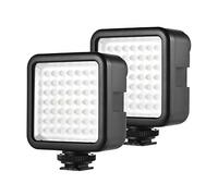 LED Video Light, Andoer 2pcs 49 LED Camera Light, Dimmable Camera Fill Light, Mini Video Light for YouTube Photography Video