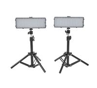 LED Video Light Dimmable USB Powered RGB LED Fill Light, Photography Lighting with Adjustable Tripod Stand, 5V 2A Studio Light for YouTube Live Streaming Video Calls