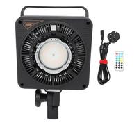 LED Video Light, Professional Photography Video Lighting, Cold Warm Dual Color, 250W Powerful High Brightness, Camera Light for Pictures, Studio, Recording (GB Plug)