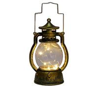 LED Vintage Creative Light Antique Hanging Lights for Indoor Outdoor Usage Realistic Flicker Flame Battery Operated Outdoor for Patio Table Decorative Set Camping Indoor Set