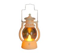LED Vintage Lantern Flame Effect Retro Camp Light Hanging Oil Lamp Portable Hanging Lantern for Home Decor & Outdoor Use