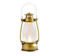LED Vintage Lantern, Portable Battery Powered Lanterns Lights for Camping | Retro Flickering Flame Fake Candle Lights Lamp, Electronic Vintage Lamp Halloween Lantern Decorative for Indoor Outdoor