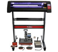 5 in 1 Vinyl Cutter LED Starter Kit Heat Press Transfer Sublimation Bundle