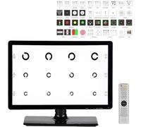 LED Visual Acuity Testing Chart Panel, Eye Vision Ophthalmic LCD Optical Tester Monitor for Ophthalmic Clinic and Eyewear Fitting