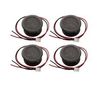 LED Voltage Meter 4pcs DC 4V to 100V Digital Voltmeter Green Display for Car Boat Motorcycle RV for camper Real Time Status Monitor