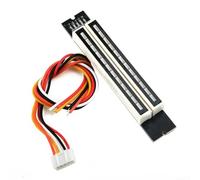 LED VU Meter with AGC Mode and Peak Display Effects, Dual 12-Level Audio Level Indicator for DC 7-12V, Compatible with Stereo Signal Input