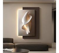 LED Wall Art, 3D Decorative Sculpture with Illumination, Modern Lighting for Home and Office Decor