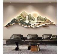 LED Wall Art, Chinese Landscape Picture for Home Decoration, Creative Modern Design for Living Room, Study, Bedroom, 100cm x 35cm