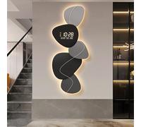 LED Wall Art Decor, 3D Silent Mural with Lights for Bedroom, Living Room, Office, Easy to Install, Decorative Hanging Sculpture