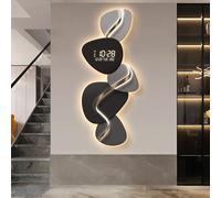 LED Wall Art Decor, 3D Silent Mural with Lights for Bedroom, Living Room, Office, Easy to Install, Decorative Hanging Sculpture