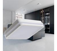 LED Wall Ceiling Light Square Garden Outdoor Waterproof Bathroom IP54 24W White