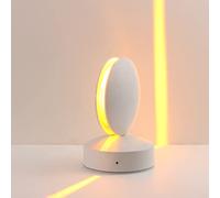 LED Wall Lamp, 86-265V Round RGB Spotlight,360 Degree Glowing Window Sill Lamp Door Frame Beam Ray Line Wall Lamp for Hallway Aisle Patio Bathroom Living Room Dining Room