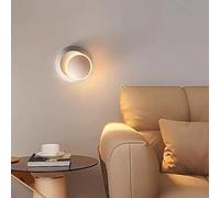 LED Wall Lamp - Adjustable 350° Rotatable Sconce for Indoor Use - Modern Metal Lighting Fixture for Bedroom, Bathroom, Living Room, Hallway