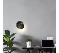 LED Wall Lamp - Adjustable 350° Rotatable Sconce for Indoor Use - Modern Metal Lighting Fixture for Bedroom, Bathroom, Living Room, Hallway
