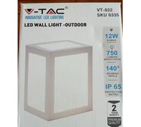 Led Wall Lamp Applique 12W 4000K White Casing IP65