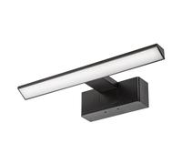 LED Wall Lamp Bathroom Lamp Wall Light IP44 6W Black Rabalux