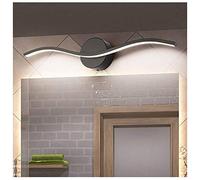 LED Wall lamp,Bathroom Mirror lamp,Moisture Proof Waterproof IP44,Bathroom Mirror Wall lamp Cabinet Light,120° Light Beam,3000K,8W,40CM,Warm White,Black The New