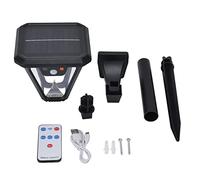 LED Wall Lamp, LED Outdoor Solar Light, LED Sensor Wall Light, Solar Garden Light 100 LED 5 Modes Remote Control Outdoor Waterproof Landscape Lights 2000LM