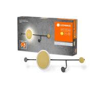 LED Wall Lamp Light Coat Hooks Decor Gray 77Cm 12W 1300Lm Warm White