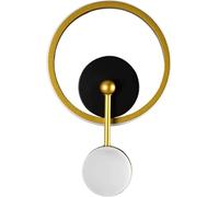 Led Wall Lamp, Modern Design Fashion Gold Color Round Spotlight, Creativity Bracket Light,Patio Kitchen Loft Bedside Decor Lamp,Luxury