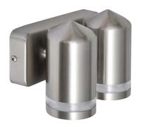 LED Wall Lamp Stainless Steel Down with Cone Head vidaXL