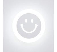 LED Wall Lamp - Ultra-Thin Metal & Acrylic Smiley Bedside Sconce for Kids' Room, Study, Aisle - 12W 6000K (7W 3000K Option)